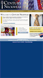 Mobile Screenshot of centuryneckwear.com